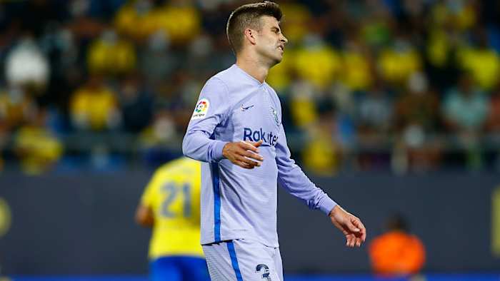 Barcelona's Gerard Pique